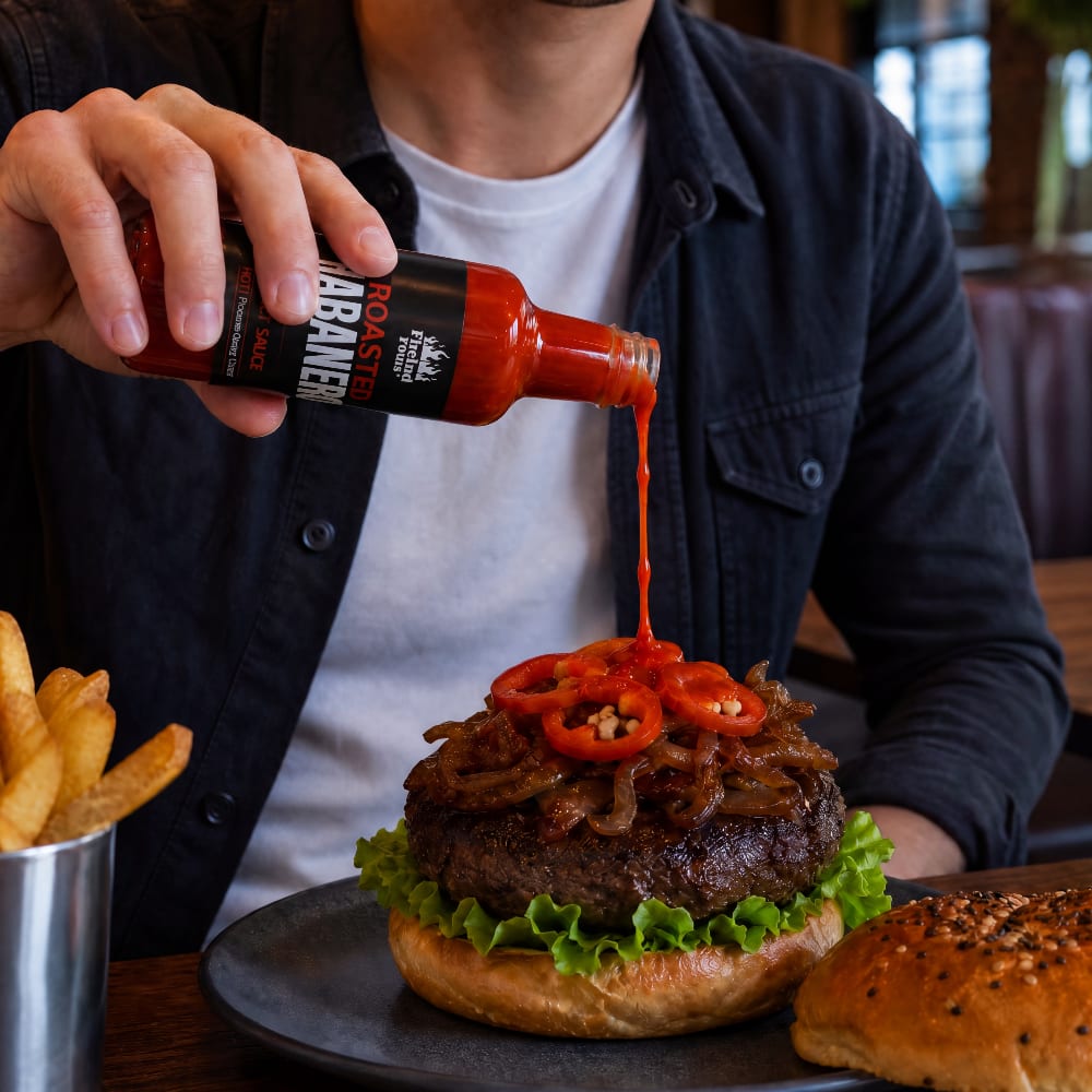 Omáčka Fireland Foods s jídlem