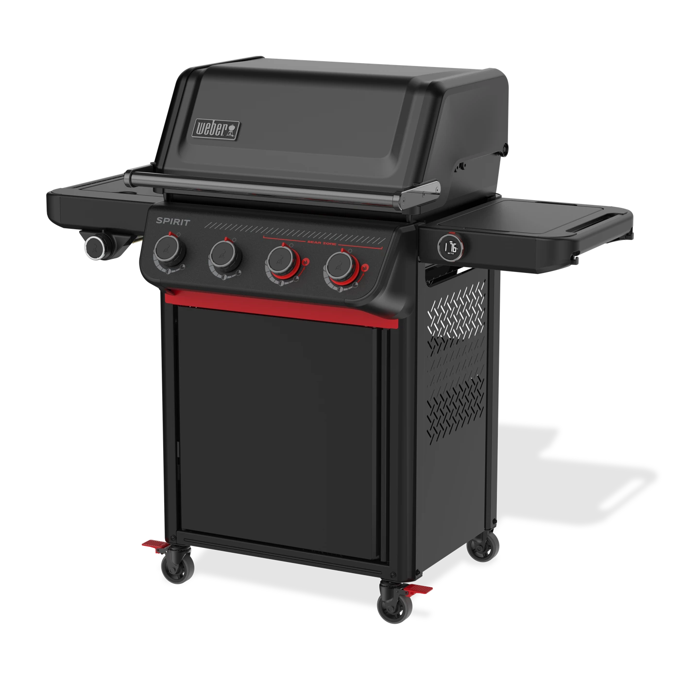 Weber Spirit EPX-435R Stealth — originální pohled z pravé strany